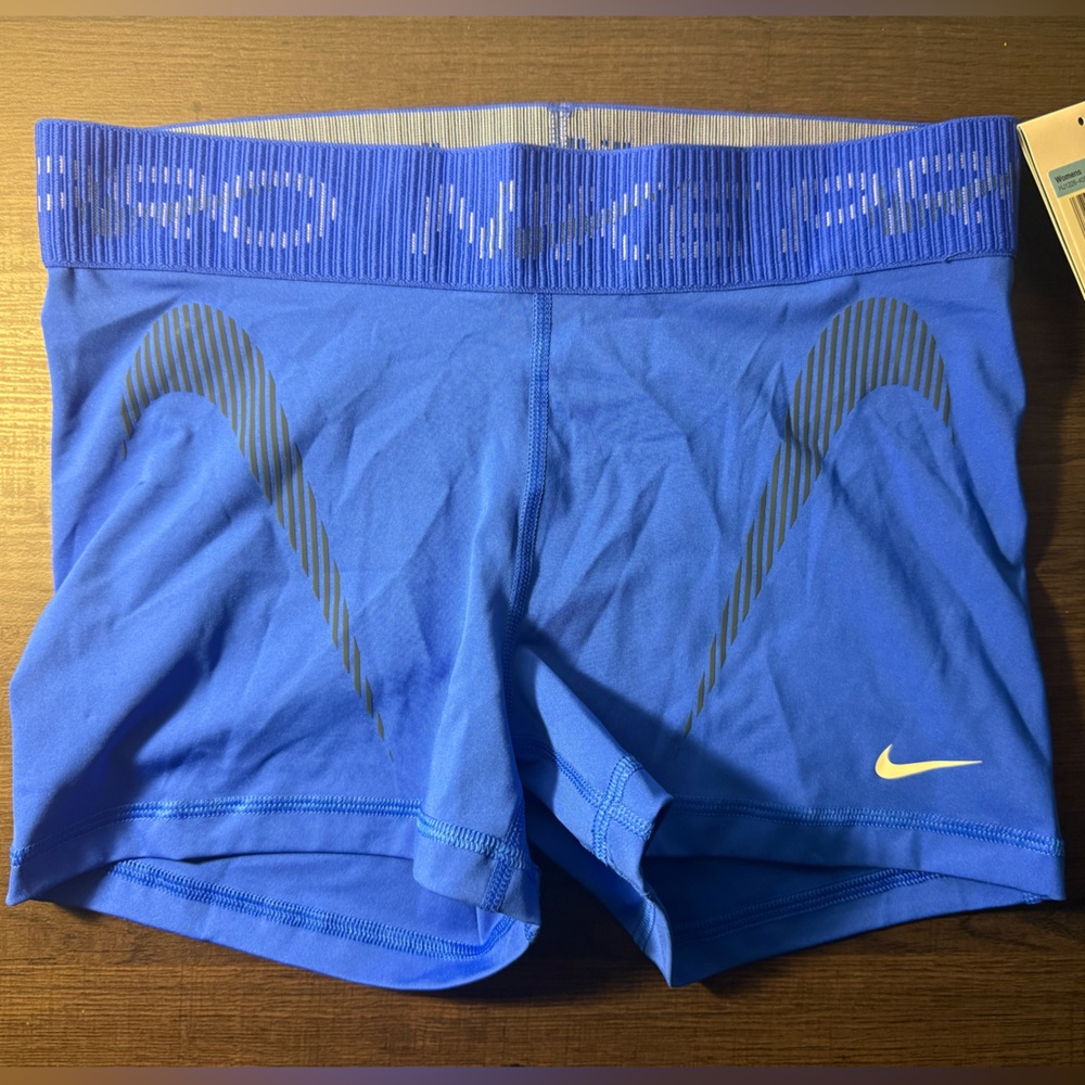 Nike Women’s Blue and Black Athletic Shorts